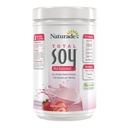 Naturade Total Soy Protein Powder - 13g Protein & 150 Kalorien pro Portionen- Non-GMO Soy - 0g Trans Fat - Lactose & Glutenfrei - Erdbeercreme (13 Servierungen)