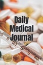 Daily Medical Journal zur Auflistung von Medikamenten, Vitaminen, Ergänzungen und Spuren von Blutdruckmessungen| Tägliches Logbuch für Pfleger und Patienten