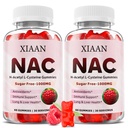 NAC Gummi für Kinder & Erwachsene, N Acetyl Cystein 1000mg NAC Ergänzung für Antioxidantien & Immununterstützung, Lung & Liver Gesundheit, Raspberry Flavor 120 Count