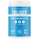 NBI Unflavored, Collagen Peptides Powder, Paleo- und Keto Friendly, Typ I und III hydrolysiertes Kollagen, Aminosäuren Supplement, Dairy Free, Soy Free, Glutenfrei