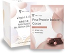 TRYALL Plant Based Pea Protein Pulver Isolate (22g Protein) Reisebeutel (Cocoa Milk, 10 Packungen)