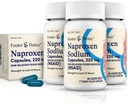 Foster & Thrive Liquid Gels mit Naproxen Sodium 220mg NSAID Pain Reliever Fever Reducer, 40 Gels, (Pack of 3)