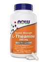 JETZT Lebensmittel L-Theanin, Doppelstärke 200 mg pro Cap - 180 Veg Kapseln - Verbessert mit 100mg Inositol - Vegetarisch, Non-GMO - Ltheanine 200mg Supplement