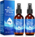 Generisches reines Magnesium-Öl-Spray für Füße, topisches Magnesium in Flaschen, schnelle Absorption, unclog Pores, perfekt für Sport, blau 2pcs