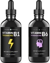 Vitamin B6 und Vitamin B1 Bundle - 2 oz Jeder - Flüssigkeitstropfen