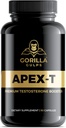 Gorilla Gulps | Apex-T | Premium Testosteron Booster | Testofen® Fenugreek, LJ100® Tongkat Ali | Clinical Proven | Max Strength Male Enhancement Formula | 90 Kapseln