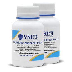 VSL #3® Probiotics for Digestive Health, IBS & UC Symptoms - 112.5B CFUs, High-Potency, Multi-Strain, Live, Kühlte Probiotic, Medizinische Lebensmittel für Gut Health Support in Men & Women, 120 Kapseln