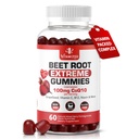 Extreme Beetroot Formel & COQ10 100mg mit Grape Seed Extract, für Zirkulation Energie & Flow, 1500mg Beet Root Gummis Extrakt Gluten Free 60