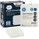 MED PRIDE sterile Schaum Anzüge für Wunden, weiches saugfähiges nicht klebendes wasserdichtes medizinisches Schaumpolster für Ulcers, Verletzungen (2x2 Zoll (Pack von 10))