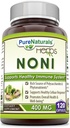 Pure Naturals Noni - 400mg Kapseln - 120 Kapseln