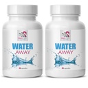 Wasserhaushaltsergänzung - WATER AWAY - Unterstützungsergänzung, Wasserlösung, Natürliche diuretische Mischung, Kräuterwasserbilanz, Diuretische Unterstützung Ergänzung, Natürliche Unterstützung, Wasserhaushalt 2 Bot 120 Caps