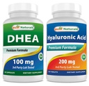 Best Naturals DHEA 100mg & Hyaluronsäure 200 mg