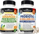 65 Billion CFU Daily Probiotic Supplement (1 Monat Versorgung) Plus Advanced Prebiotic Gut Health Supplement (1 Monat Versorgung)