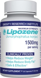 Lipozene® Diät Gewichtsverlust ergänzt - 1 Flasche 30 Kapseln -