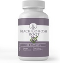Pure Original Zutaten Schwarzer Cohosh-Root, (100 Kapseln) Immer rein, keine Additive oder Füllstoffe, Lab Verifiziert