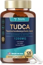 Totaria TUDCA Bile Salts Liver Support Supplement 1200mg, 120 Kapseln, leicht zu schlucken Kapseln, für Leber, Nieren, Gallenblase Gesundheit