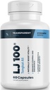 Transparent Labs LJ100 - Eurycoma Longifolia Tongkat Ali Extrakt 100mg Kapseln für Lean Body Maß, Stärke und Leistungssteigerung - 60 Count