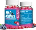 NAC Gummies 800mg, N-Acetyl Cystein Supplement, NAC Ergänzung für Immunsystem & Antioxidans, Non-GMO, Glutenfrei, Vegan - 120 Zähler