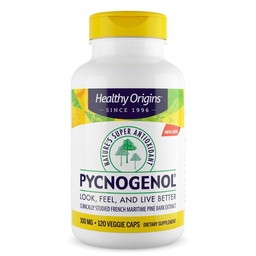 Gesunde Ursprünge Pycnogenol 100 mg (Natures Super Antioxidant, Non-GMO, Glutenfrei, Herz-Kreislauf-Unterstützung), 120 Veggie Caps