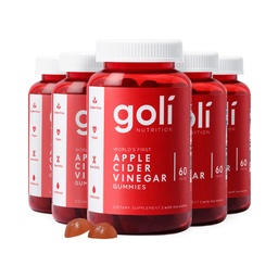 Goli Apfel Apfel Apfelessig Gummy Vitamine - 300 Count - Vitamin B12, Gelatine-frei, Glutenfrei, Vegan & Non-GMO