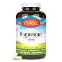 Carlson - Magnesium, 350 mg, Herz-Kreislauf-Unterstützung, Muskelfunktion & Nerve Gesundheit, 180 Kapseln