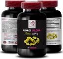 Natürliche Antioxidantien Extrakt - Ginkgo BILOBA Extrakt - Kräuterextrakt Vorteile, Ginkgo biloba Natural, Ginkgo biloba Blatt Extrakt Vorteile, Kräuter-Antioxidans Produkt, Ginkgo 1 Flasche 60 Kapseln