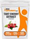 BulkSupplements.com Tart Cherry Extract Powder - Tart Cherry Supplement, Kräuterergänzung - Antioxidans Quelle, Glutenfrei, 500mg pro Servierung, 250g (8.8 oz) (Pack von 1)