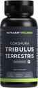 Wellness Tribulus Terrestries (Gokshura) - Natürliche Unterstützung für Energie, Leistung & Stamina & Muskelwachstum - 1000mg, 60 Veg Kapseln