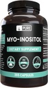 Pure Original Zutaten Myo-Inositol (365 Kapseln) Kein Magnesium oder Reisfüller, Immer rein, Lab Verifiziert