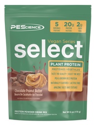 PEScience Select Vegan Protein Powder, Plant Based Protein Powder, Erstaunlicher Geschmack, Glatte Textur, Pea und Brown Rice Blend, Dairy Free, Lactose Free, Glutenfrei - Chocolate Peanut Butter, 5 Portionen