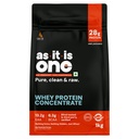 AS-IT-IS Nutrition Whey Protein Konzentrat 80% - 1kg/35.2 Oz Cross-flow Microfiltered | Unflavoured | Getestet für Reinheit | Non-gmo und Gluten-free Keine Konservierungsstoffe