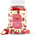 Apple Cider Essiggummis 1000mg,ACV Ergänzung für Detox & Cleanse,Suger Free und Non-GMO - 60 Gummis