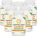 1000mg Liposomal CoQ10 Ubiquinol, 360 Vegan Softgels, hohe Absorption Ubiquinol CoQ10 Beilage, aktive Antioxidante Form von Coenzym Q10 für Herzfunktion & Energieproduktion