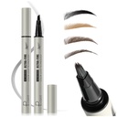 Microblading Augenbrauen Pencil, Liquid Magical Multi-Tip Augenbrauen Stifte für Frauen, Wasserdicht Augenbrauen Pen für natürliche Brow, Lang anhaltende Augenbrauen Dye mit Haar wie Strokes Brows Makeup Pen
