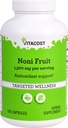 Vitacost Noni Fruit -- 1.300 mg pro Portion - 180 Kapseln