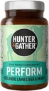 Hunter & Gather Nose to Tail - 90 Perform Capsules | Wild, Gras Fed Icelandic Lamb Ancestral Inspired Supplementss Raw Freeze-Dried Lamb | Keine GMO Feeds, Antibiotika oder Hormone
