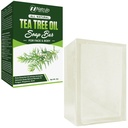Teebaum Öl Seifenstange für Gesicht & Körper, 4oz – Antifungal Antiseptic Natural Remedy Hautreiniger – Reines ätherisches Öl Infused Hautpflege Reinigung Anti Pilz Bar Seife für Pilze, Ringworm, Akne