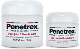 Penetrex Gelenk & Muskeltherapie Duo - beruhigendes Relief für Rücken, Hals, Hände, Füße & Nerves - Rub mit Arnica, Vitamin B6 MSM & Boswellia - 2oz, 4oz