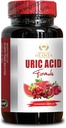 URIC-Säure-Unterstützung - Unterstützung normale Uric Acid mit Tart Cherry Extract, Uric Acid Flush & Joint Support Pills, Uric Acid Vitamin - 1 Flasche 60 Kapseln