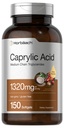 Horbaach Caprylic Säure 1320mg Ergänzung | 150 Softgel Kapseln | aus MCT Öl | Non-GMO & Gluten Kostenlos