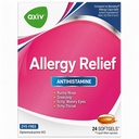 AXIV Allergy Relief Softgels, Antihistaminikum Medizin & Kalt Symptom Relief, Dye-Free Liquid Gels, 25 mg Diphenhydramin HCl, Runny Nose, Sneezing, 24 Count (24 Softgels)
