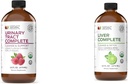 Komplette Naturprodukte Urinary Tract Komplett 12oz & Liver Komplett 16oz Bundle