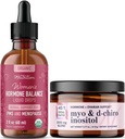Myo-Inositol Powder Complex & Herbal Hormon Balance Tincture | Hormon Balancing Bundle mit Myo-Inositol & D-Chiro (30 Servierungen) und PMS Menopause & Menstrual Support Liquid (60 Servierungen)