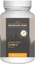 Mountain Peak Nutritionals Liver C - Organ Beilage hilft gesunde Leberfunktion und Energieproduktion - w/Siliphos® & Pilze - Allergische Nahrungsergänzung (90 vegetarische Kapseln)