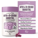 Legendairy Milk Pure Inositol Supplement - Myo Inositol und D-Chiro Inositol Kapseln - Ideal 40:1 Ratio - Ovarian & Fertilität Unterstützung für Frauen - 30 Tage Versorgung