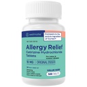 WELMATE - Allergie Relief (500 Tabletten) Cetirizin Hydrochlorid 10mg - 24 Stunden - nicht schläfrig - Indoor & Outdoor Allergie Medizin - Antihistaminikum - Nase, Augen & Hals - Over-the-Counter Medikamente