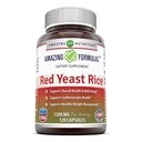 Erstaunliche Formeln Red Yeast Rice 1200mg Pro Servierkapseln Ergänzung | Non-GMO | Gluten Free | Made in USA (1 Pack, 120 Count)