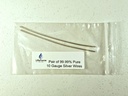 Pure Silver Generator Wires – 9999 Silber Elektroden – Pre-Cut 6-Zoll 10 Gauge Wires – Fits LifeForce Generators