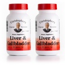 Christopher's Original Formulas Liver & Gallbladder Formula Capsules - Gallbladder Ergänzungen mit Verdauungsenzymen - Unterstützt Verdauungs-System mit natürlichen Kräutern - Paket von 2