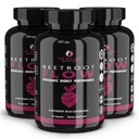 THE ENCLARE NUTRITION Beet Root Powder Capsules, Beetroot 1300mg. Nitric Oxid Ergänzungen für Männer, unterstützt Gut Gesundheit für Frauen, Energie, Gehirn, Sportliche Leistung, Herzgesundheit Non GMO 180ct (3)